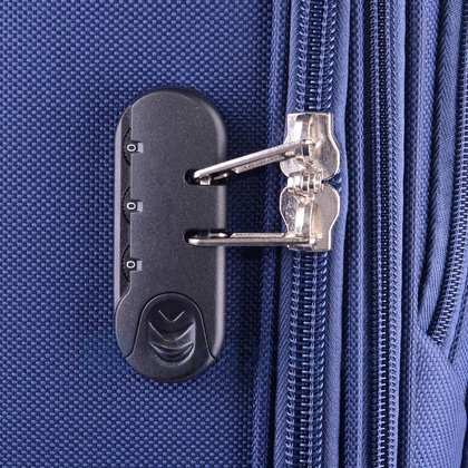 Średnia walizka WINGS 1706 2K M Niebieska