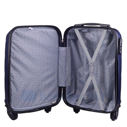 Bardzo mała kabinowa walizka WINGS AT01 XS Granatowa