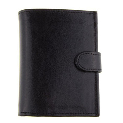 Portfel męski skórzany KEMER P32J Czarny - min. zamówienie 20 / 50 / 100 szt.