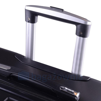 Mała kabinowa walizka PELLUCCI RGL 740 S Srebrna