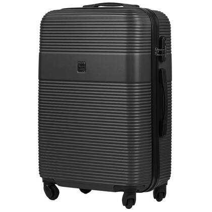 Średnia walizka WINGS 5398 M Dark Grey