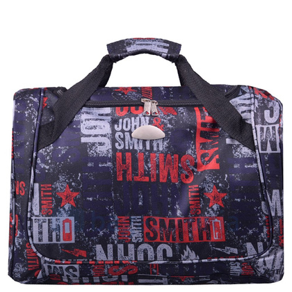 Torba podróżna podręczna PELLUCCI RGL WIZZ AIR C9 Czarno / Szaro / Czerwona