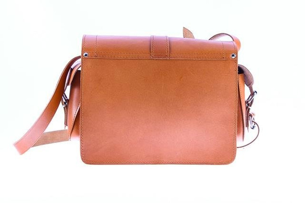 Oryginalna torba skóra KEMER VOOC Vintage P29 brąz