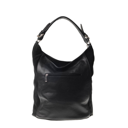 Torebka damska skórzana KEMER 674 Czarna - min. zamówienie 20 / 50 / 100 szt.