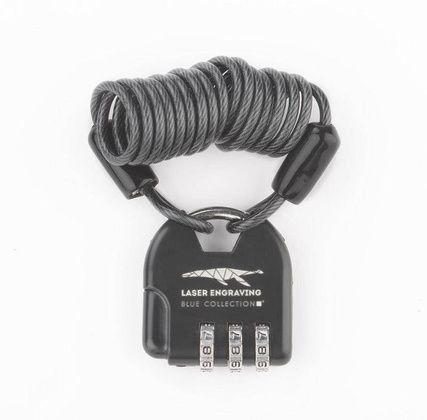 Kłódka ADO 17825-02 Czarny