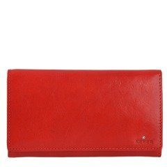 Portfel damski skórzany KEMER D12 Czerwony - min. zamówienie 20 / 50 / 100 szt.