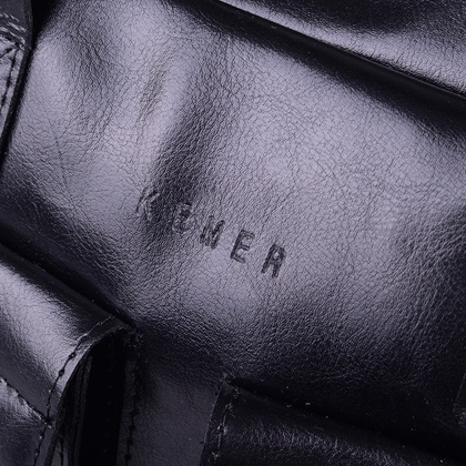 Torba skórzana na laptop KEMER TM 17/2/K Czarna - min. zamówienie 20 / 50 / 100 szt.