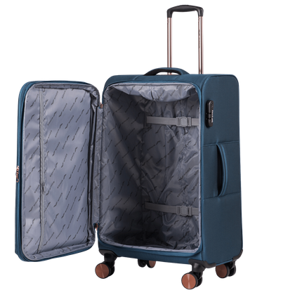 Zestaw 3 walizek+ torba podręczna WINGS TRN01 Grey