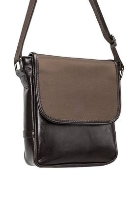 Torba skórzana na ramię KEMER SOLIER Derry Ciemnobrązowa - min. zamówienie 20 / 50 / 100 szt.