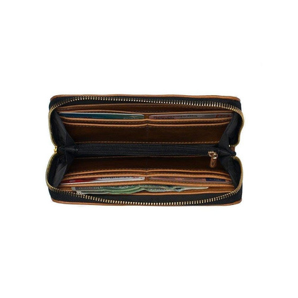 Portfel damski skórzany KEMER P01 Jasny Brąz - min. zamówienie 20 / 50 / 100 szt.