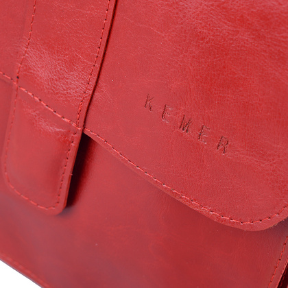 Torebka damska skórzana KEMER TSD11/03 Czerwona - min. zamówienie 20 / 50 / 100 szt.