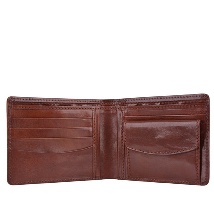 Portfel męski skórzany BELLUCCI M10 Jasno brązowy  - min. zamówienie 20 / 50 / 100 szt.