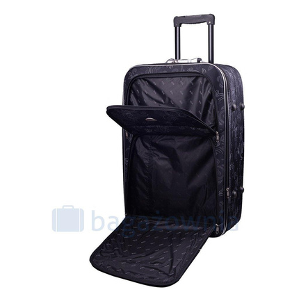 Mała kabinowa walizka PELLUCCI RGL 773 S Czarno Biała