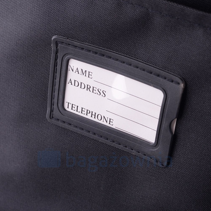 Średnia walizka PELLUCCI RGL 801 M Czarno Niebieska