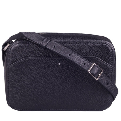 Torebka damska skórzana KEMER R393 Czarna - min. zamówienie 20 / 50 / 100 szt.