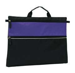 Torba na dokumenty FILE czarny, purpurowy