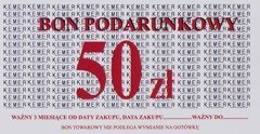 BON PODARUNKOWY KEMER O WARTOŚCI 50zł