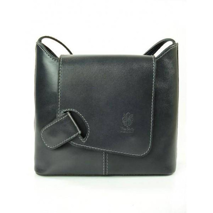 TOREBKI WŁOSKIE VERA PELLE LISTONOSZKA  SZARA  VP44G