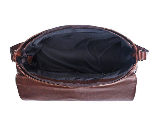 Męska brązowa torba miejska na ramię Solier S11 - min. zamówienie 20 / 50 / 100 szt.