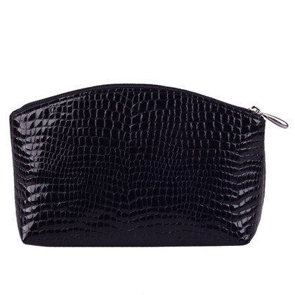 Kosmetyczka skórzana KEMER KO320 Czarny Lakier - min. zamówienie 20 / 50 / 100 szt.