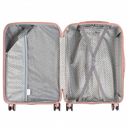 Duża walizka WINGS PDT01-L Rose Gold