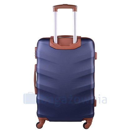 Duża walizka WINGS 402 L Granatowa