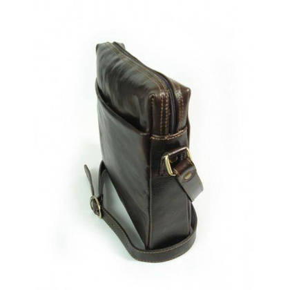 Listonoszka, raportówka A5 Made in Italy czekoladowa VP143T