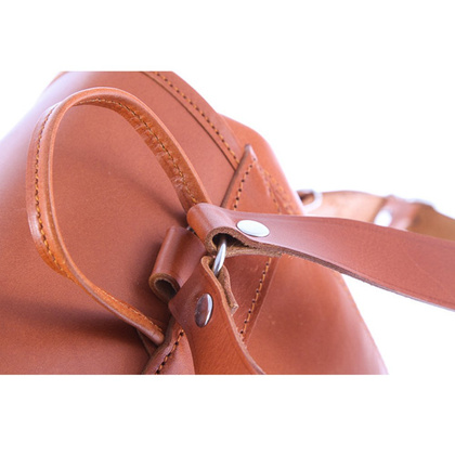 Mały plecak skórzany KEMER VOOC Vintage P2 Czarny