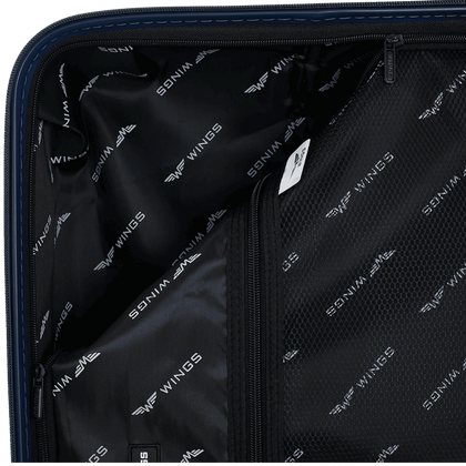 Zestaw 3 walizek WINGS MUR01-3 Titan Blue