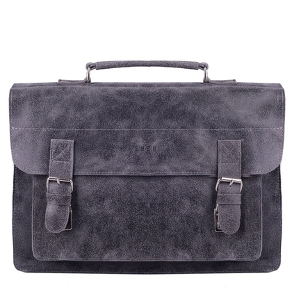 Torba skórzana KEMER TSM16 Antracyt - min. zamówienie 20 / 50 / 100 szt.