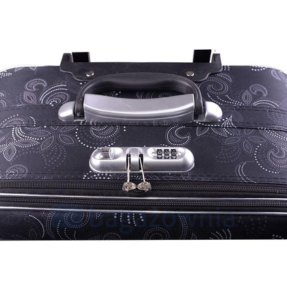 Mała kabinowa walizka PELLUCCI RGL 773 S Czarno Biała