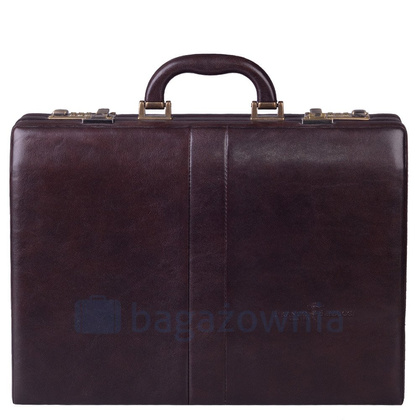 Neseser skórzany BELLUCCI A4-16-S1-154 Brązowy - min. zamówienie 20 / 50 / 100 szt.