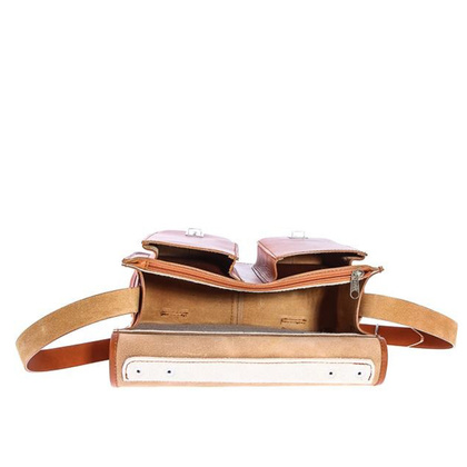 Stylowa torba kuferek KEMER VOOC Vintage P30 brąz