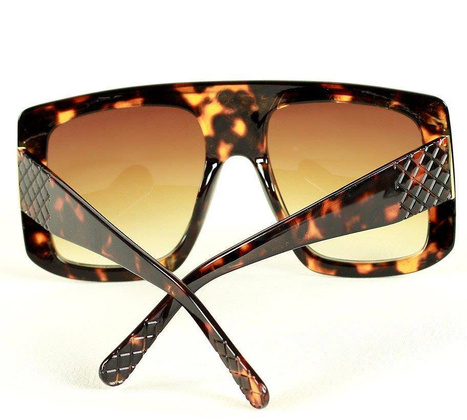 Duże okulary przeciwsłoneczne MAZZINI PERFECT DESIGN brąz - min. zamówienie 20 / 50 / 100 szt.