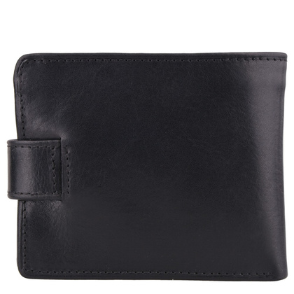 Portfel męski skórzany KEMER 005M/J Czarny - min. zamówienie 20 / 50 / 100 szt.