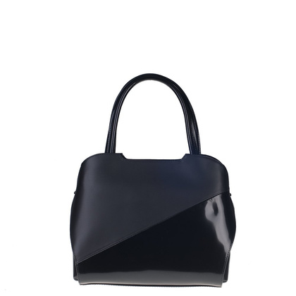 Torebka damska skórzana KEMER 648 Czarna lakier - min. zamówienie 20 / 50 / 100 szt.