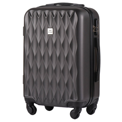 Mała kabinowa walizka WINGS TD190 S Szara