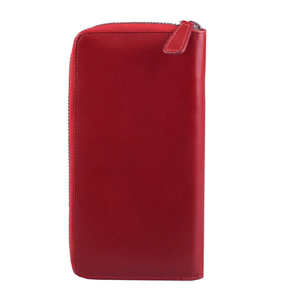 Portfel damski skórzany KEMER 2000-75-E1-000 Czerwony - min. zamówienie 20 / 50 / 100 szt.