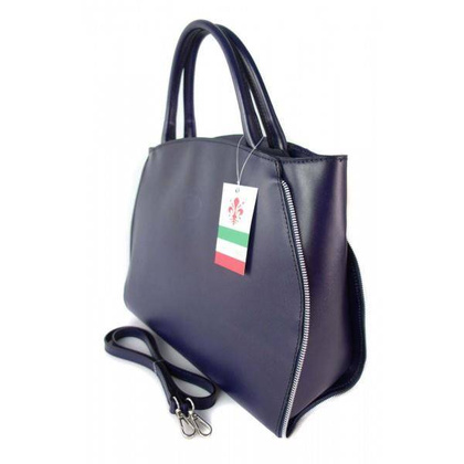 Kuferek Vera Pelle teczka, aktówka A4 Granatowy  K12BS