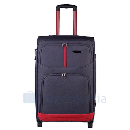 Duża walizka WINGS 206 L Szara