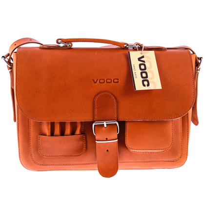 TECZKA SKÓRZANA 3W1 KEMER VOOC Vintage  P13 BEŻOWA