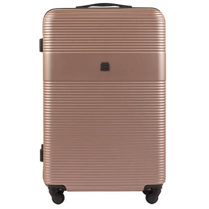 Duża walizka WINGS 5398 L Rose Gold