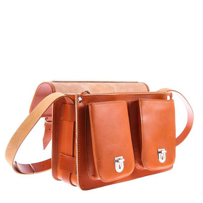 Stylowa torba kuferek KEMER VOOC Vintage P30 naturalny