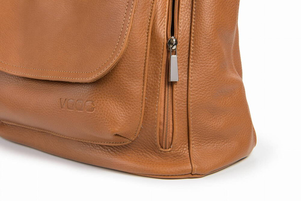 Torebka skórzana na ramię KEMER VOOC EP20 Camel