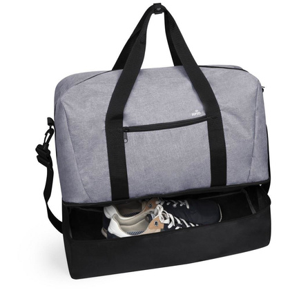 Torba sportowa, podróżna, ochrona RFID KEMER Szara