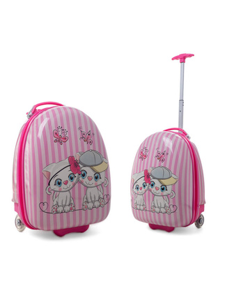 Walizka dziecięca KEMER RGL KOTEK Multikolorowa