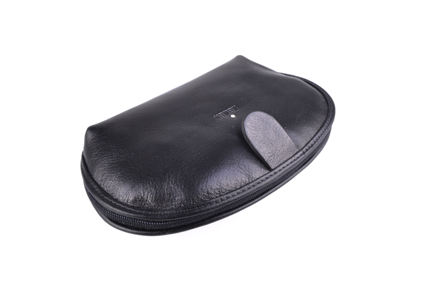 Kosmetyczka skórzana KEMER C-1/1 Czarna - min. zamówienie 20 / 50 / 100 szt.