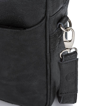 Torba na ramię ze skóry naturalnej na laptop BRØDRENE BL12 jasny brąz - min. zamówienie 20 / 50 / 100 szt.