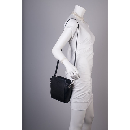 Torebka damska skórzana KEMER R274 Czarna - min. zamówienie 20 / 50 / 100 szt.