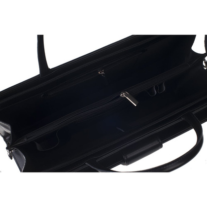 Teczka damska skórzana KEMER B 864/DW Czarna min. zamówienie 20 / 50 / 100 szt.